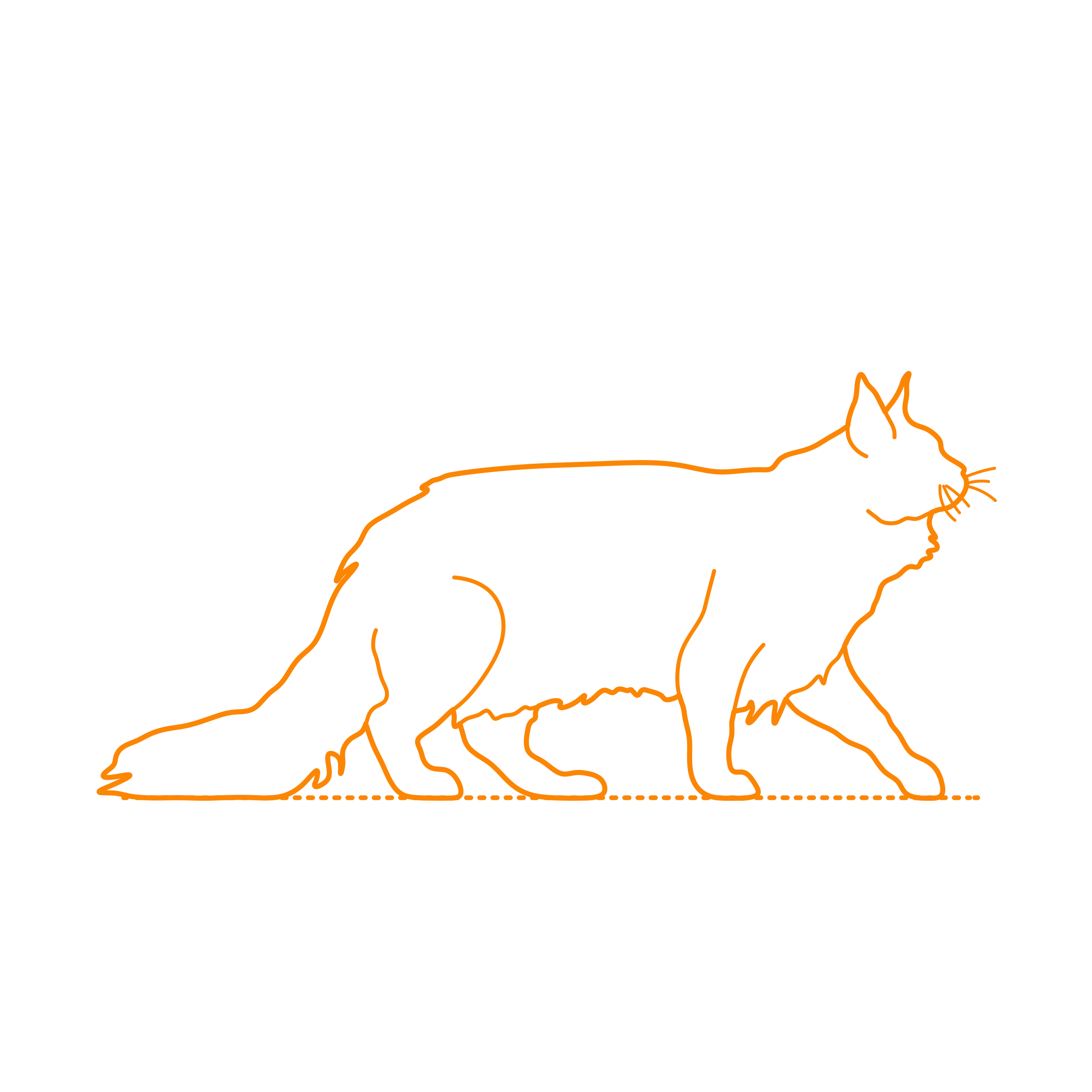 Animals Cats Maine Coon Sketch Svg Vector Free Vectors